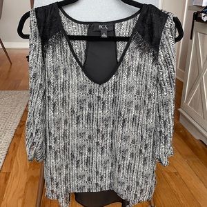 BCX long sleeve blouse